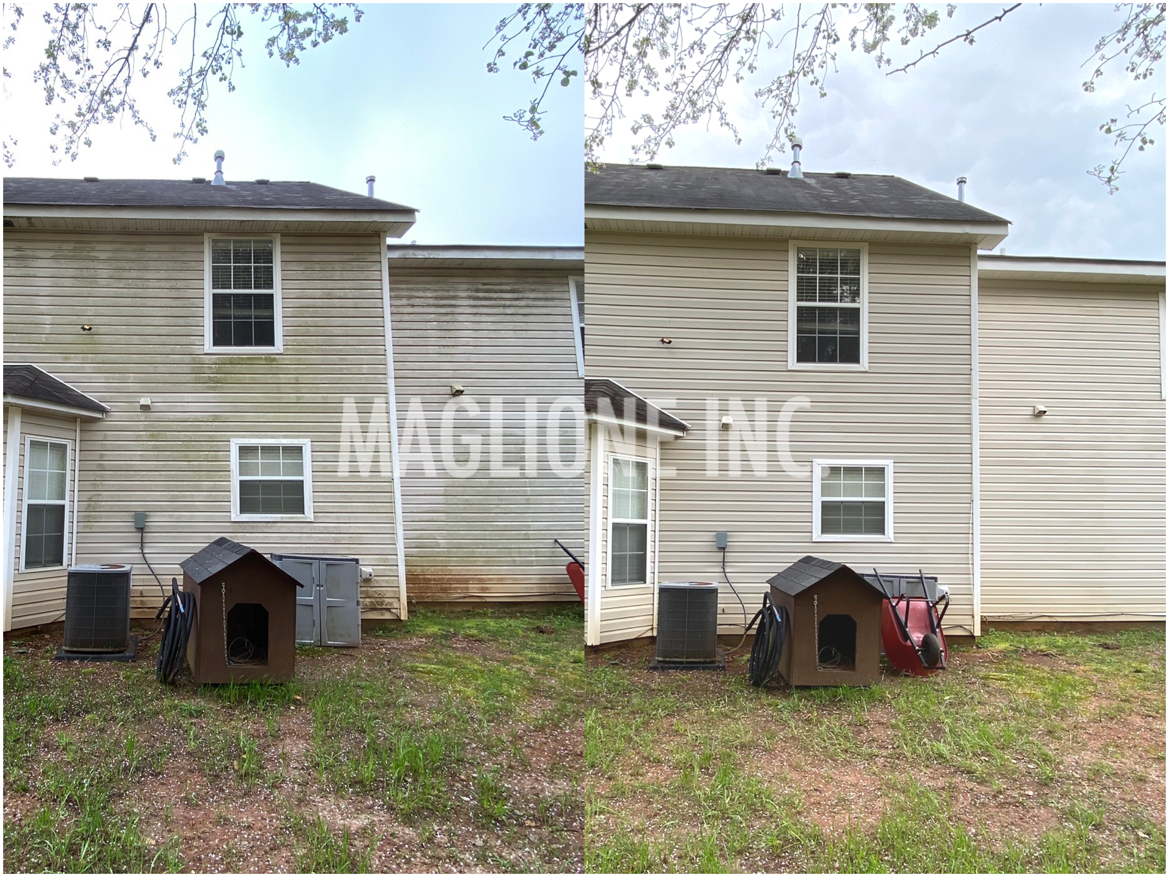 House Wash / Pressure Washing / A.M. Pressure Washing / Maglione Inc.